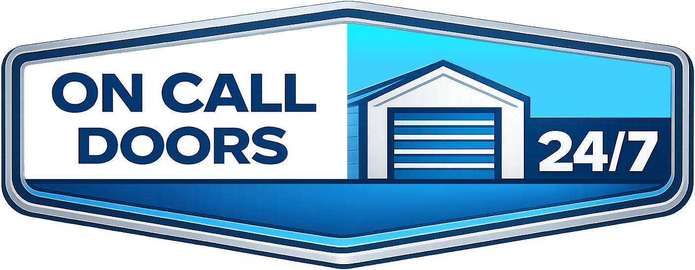 On Call Doors roller door and shutter repair logo