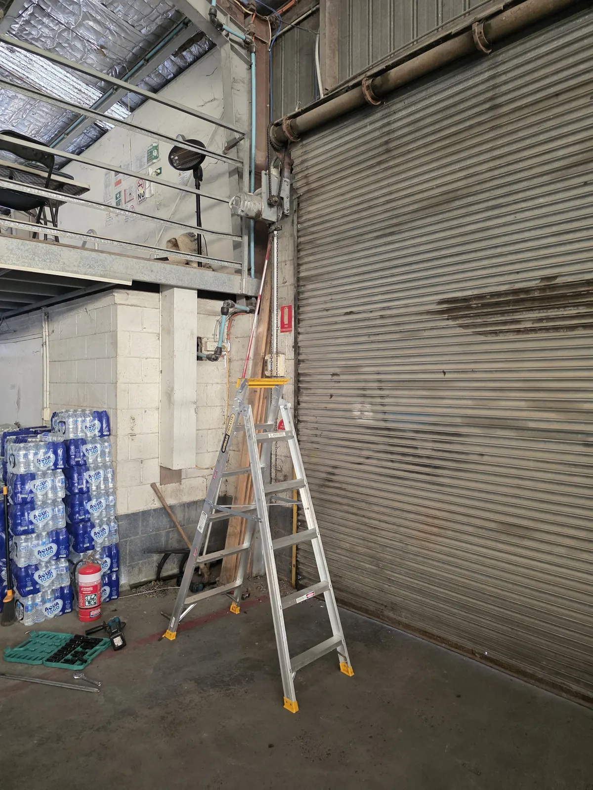 Emergency industrial roller door repair and service access