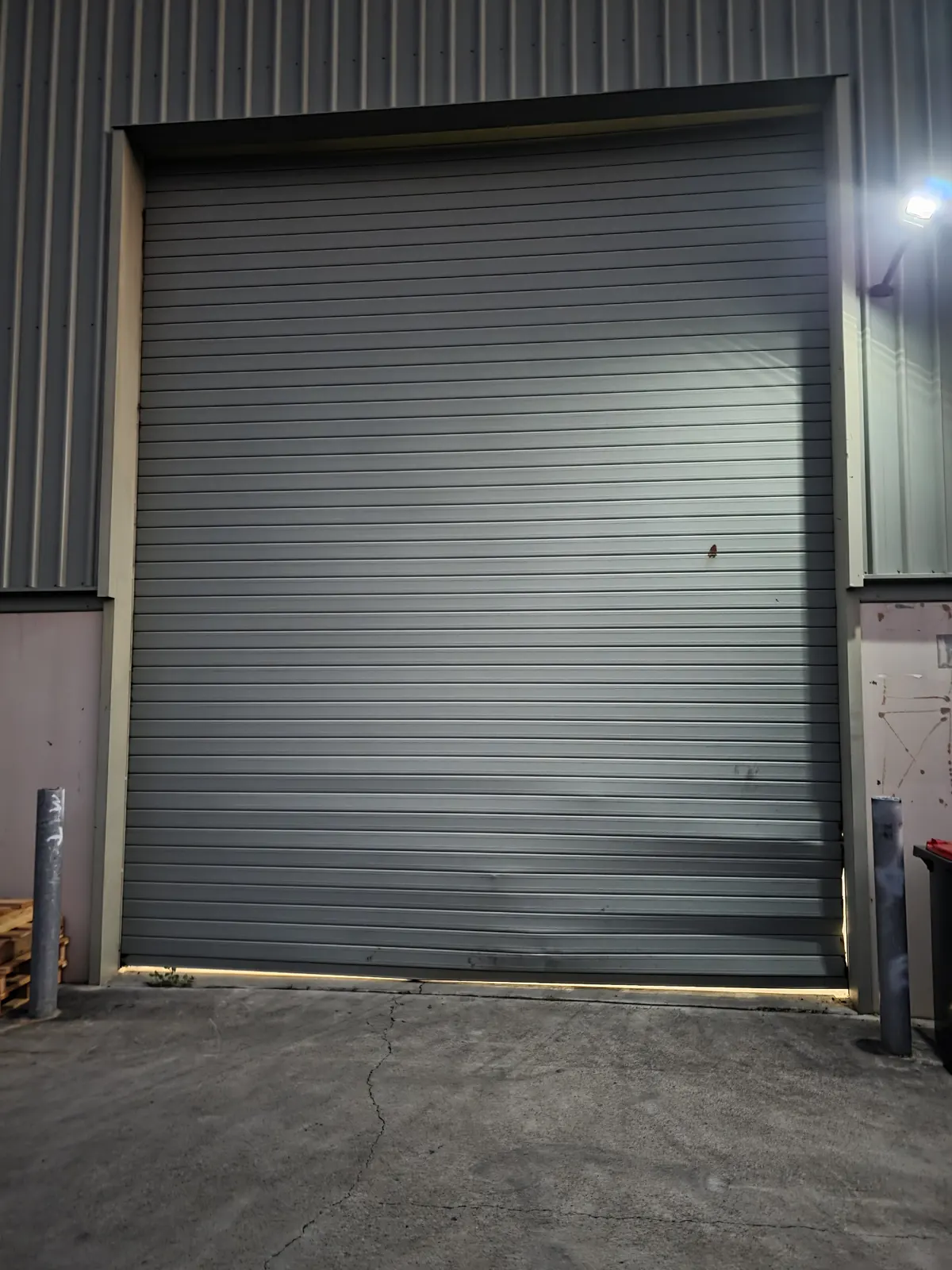 Industrial roller door replacement and repair work
